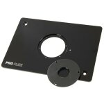 Rockler insert aluminium pro pour dfonceuse (sauf triton) 8 - 1 / 4 x 11 - 3 / 4