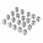 Insert filet m8x15mm auto - taraudeuses inserts en acier inoxydable hlicodal sus303 (20pcs)