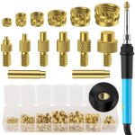 Insert filet�, preciva jeux d'embouts � souder pour inserts taraud�s, 130 pi�ces inserts taraud�s m2 ...
