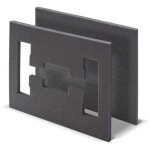 Insert en mousse tood 2 pieces - pour coffret professionnel - embo�table - 40x30x4 cm