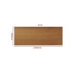 Insma - rouleau tapis adh�sif pour yacht eva mousse decking bateau 2400 x 600 x 6mm marron fantablau
