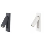 Inspired lighting - applique murale led semi encastree orientable - mantra - gokova 43184912 43184912 ...