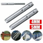 Installation de tendeur de c�ble en acier inoxydable t316 pour rampe de c�ble d'escalier (4mm + 5mm 2 ...