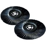 Intec - lot de 2 brosses latrales pour balayeuse manuelle nettoyage optimal et durable