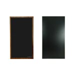 Ardoise noire avec une face modle traditionnel de dimensions 94 x 52 cm