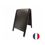 Interface plv - chevalet stop trottoir avec 2 ardoises amovibles cadre bois noir dimensions 90 x 58 cm ... Interface plv - chevalet stop trottoir avec 2 ardoises amovibles cadre bois noir dimensions 90 x 58 cm ...