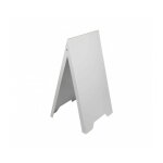 Chevalet stop trottoir plastique blanc dimensions 100 x 55 cm - fabrication franaise