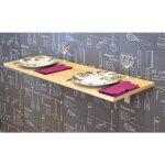 Consoles rabattables pour tablette en acier - finition blanc - 200 x 100 mm interges