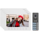 Interphone vido multifamilial noveo multi4 or - vid - ex - 1065 / w blanc