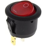 Interrupteur 3 cosses rouge pom0004016 - centrale vapeur