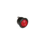 Interrupteur  bascule rouge lumineux off - (on) 10a r13112bf02br2n2