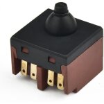 Interrupteur � bouton poussoir pour meuleuse d'angle, plastique et m�tal, 2, 5 x 2, 5 cm, interrupteur ...