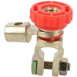 Interrupteur d�connexion batterie rouge coupe circuit �tanche isolateur coupure rapide pour voiture bateau ...