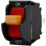 Interrupteur marche / arr�t � 2 broches, remplacement pour ryobi 46023 delta / porter cable 489105 - ...