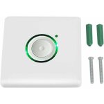 Interrupteur de minuterie murale, ac110 220v led interrupteur de minuterie murale ext�rieure 16 niveaux ...