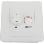 Beacon - interrupteur mural pour ventilateur de plafond avec �clairage inclus 2 plaques