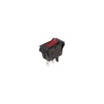 Interrupteur de puissance a bascule 10a - 250v spst on - off - avec temoin neon rouge velleman r902