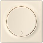 Interrupteur va - et - vient simple, encastr�, avec plaque de finition florence - beige