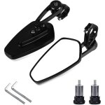 Inversantr�troviseur de moto, 7 / 8' 22mm universel aluminium r�troviseu embout de guidon moto lat�raux ...