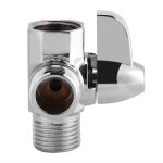 Inverseur 3 voies en laiton chrom�, raccord t g1 / 2 , pour bras de douche et robinetterie, mitigeur ...