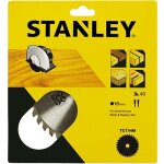 Iperbriko - lame pour scie circulaire dents moyennes diam 190 mm - trou 16 mm stanley