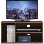 Iris ohyama, meuble tv, meuble tele, banc tv �cran jusqu'� 43 pouces, mdb - 3s - marron, l29 x p73. 2 ...