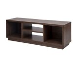 Iris ohyama, meuble tv, meuble tele, banc tv, support t�l�vision pour ecran jusqu'� 55 pouces, 4 etag�res, ...