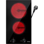 Iseasy - table de cuisson vitroc�ramique 2 foyers, plaque vitroc�ramique 2 foyers 3200w - encastrable, ...