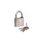 Iso - cadenas anse inox - corps nickel� satin� et joint d'�tanch�it�