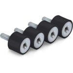 Isolateur antivibrations en caoutchouc m6 de vibrations fixe l'amortisseur silentblock bobbins bateau ...