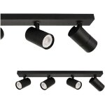Italux - laconi barre de plafonnier moderne à 4 ampoules, gu10 Italux - laconi barre de plafonnier moderne à 4 ampoules, gu10