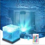 Itgoal projecteur de vagues oc�aniques, spectacle changeant de couleurs rvb, aurore avec t�l�commande, ...