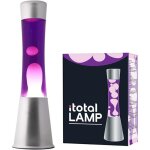 I - total lampe  lave magma, 40 cm (violet / cire blanche 1) xl1792