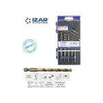 Izar - coffret 8 forets hsse 5%cobalt queue hexagonale e6. 3
