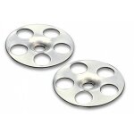 Jackon insulation - lot de 20 rondelles galva pour panneaux � carreler jackoboard