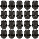 Lot de 20 crous de roue en alliage monobloc m12x1, 5 avec 19 hexagonaux, compatibles avec la plupart ...
