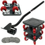 Jalleria - d�place meubles, roulettes pour meubles lourd, roulettes pivotantes 360� et barre de levage, ...