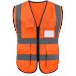Gilet de s�curit� gilet de s�curit� r�fl�chissant avec bandes r�fl�chissantes avec fermeture �clair et ...