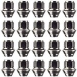 Jalleria - jeu d'crous de roue en alliage. m12 x 1, 5, rondelle conique, 19 mm hexagonal, compatible ...