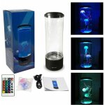 Lampe de méduse intelligente avec télécommande, lampe de table de réservoir de méduses, lampes de table ... Lampe de méduse intelligente avec télécommande, lampe de table de réservoir de méduses, lampes de table ...