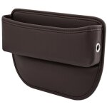 Organisateur voiture, stockage d'cart de sige de voiture, poche de console de sige avant en cuir pu, ...