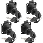 Jalleria - serrure � came avec cl� identique, verrou de s�curit� d'armoire pour placard, tiroir, armoire ...