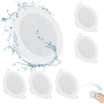 Jalleria - spot encastrable led, spot led super plat 6 x 5 w, blanc froid 4000 k, plafonnier led encastr� ...