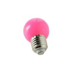 Jandei - ampoule led couleur 1w e27 f�te rose ampoule led e27 couleurs