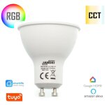 Jandei - ampoule led gu10 6w rgb + cct tuya iluminacion led tuya