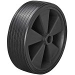 Jante en plastique de roue de secours avec pneu en caoutchouc plein 220x70mm