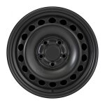 Jante tôle 15 pouces - 5 trous - 6x15 5x112 et47 al57 noir Jante tôle 15 pouces - 5 trous - 6x15 5x112 et47 al57 noir