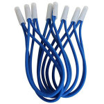 Jardiboutique - lot de 10 sandows bleu de 25 cm pour b�che piscine