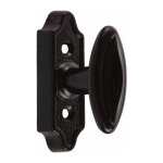 Jardinier massard - bouton de cr�mone en �poxy noir - n�59 rustique
