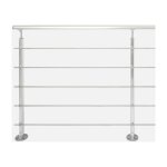Jardipolys - inoline - kit garde - corps 2m prêt à poser en aluminium Jardipolys - inoline - kit garde - corps 2m prêt à poser en aluminium